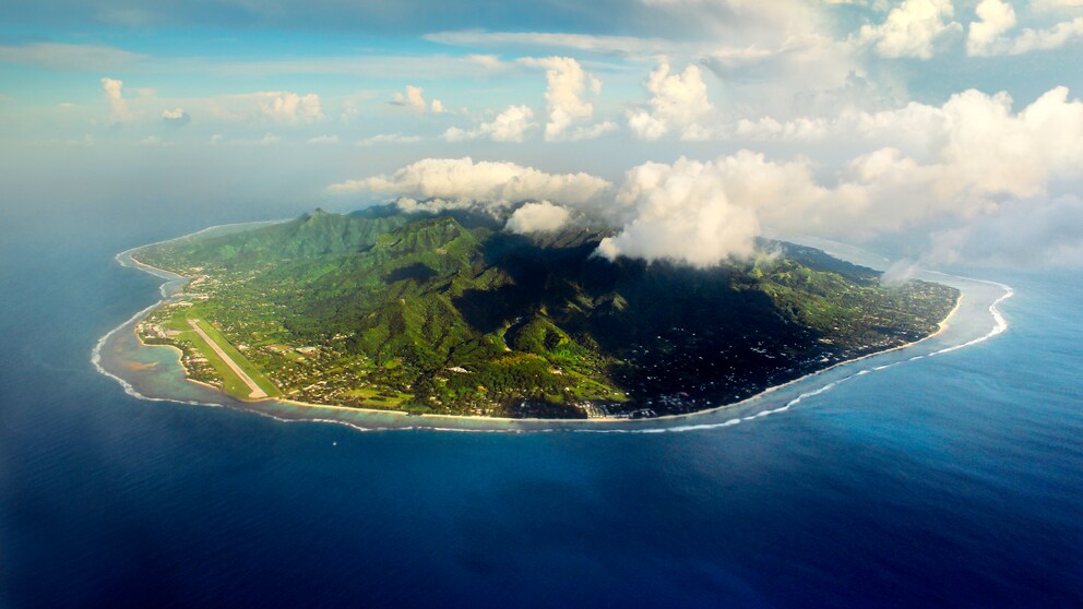 Rarotonga ist die größte der 15 Cookinseln