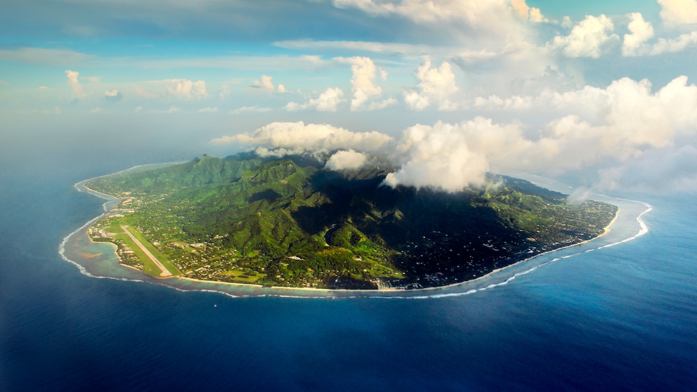 Rarotonga ist die größte der 15 Cookinseln