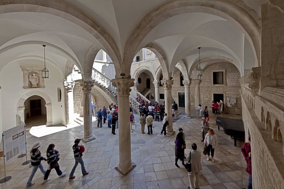 The Rector's Palace in the center of the old town