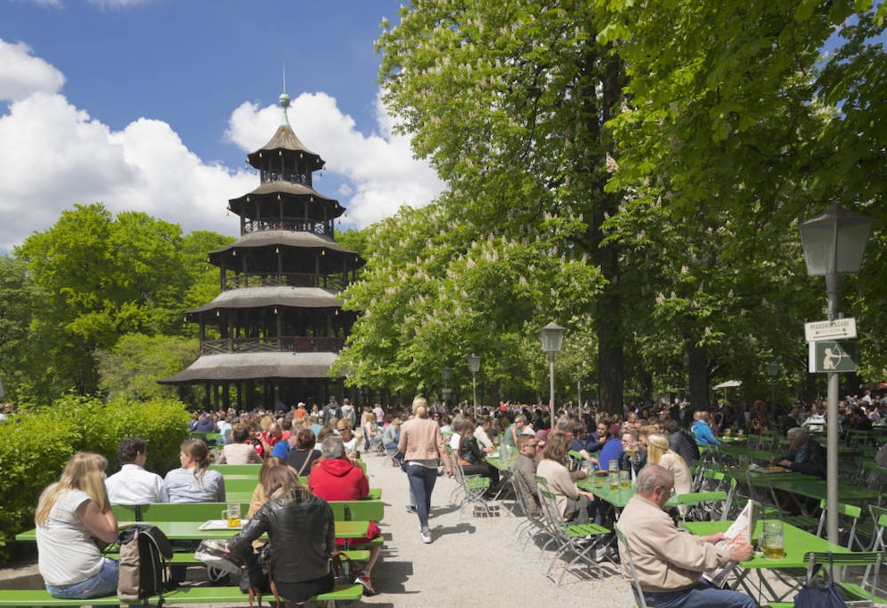 Beer garden Munich