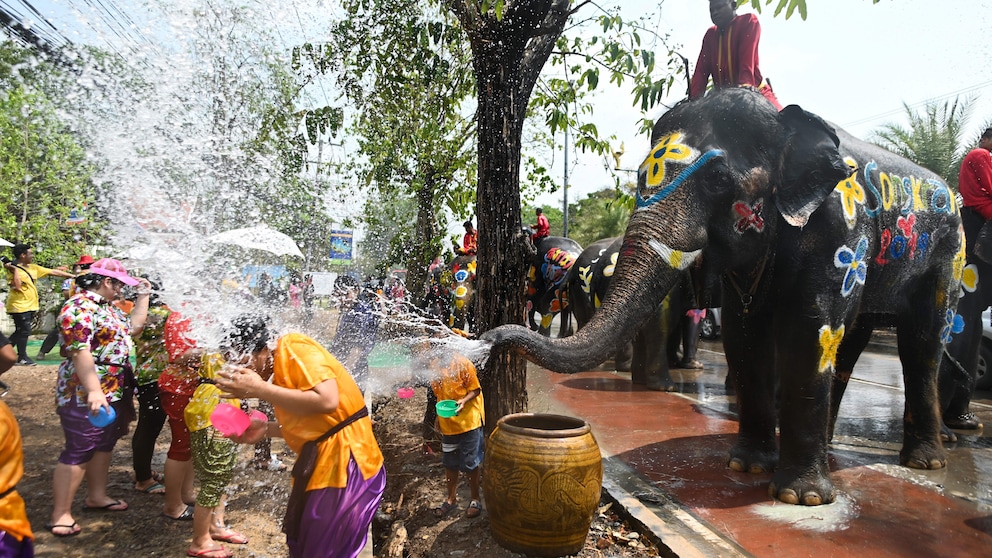 Thailand Songkran Neujahr