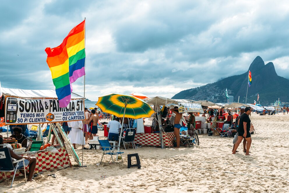 Der LGBT-Spot am Strand von Ipanema: Posto 8