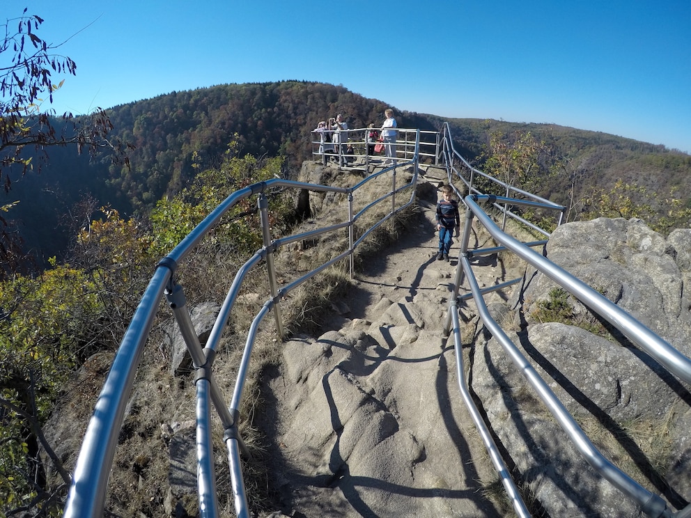 Die Roßtrappe ist ein beliebtes Ausflugsziel im Bodetal