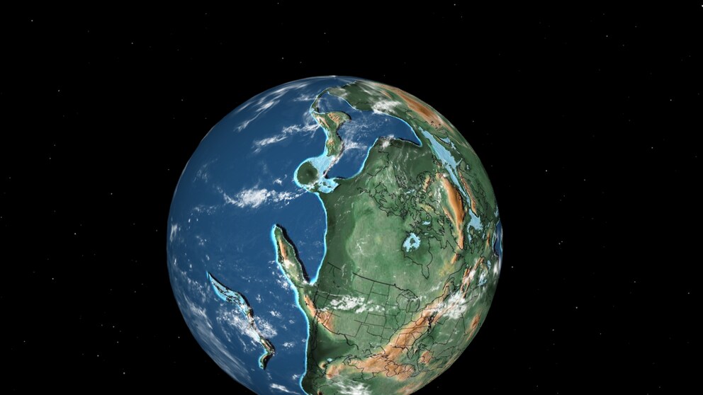 Ancient Earth Globe