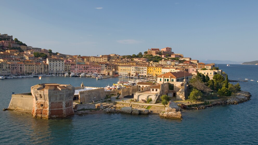 Das pittoreske Portoferraio ist eine von sieben Gemeinden der Insel Elba