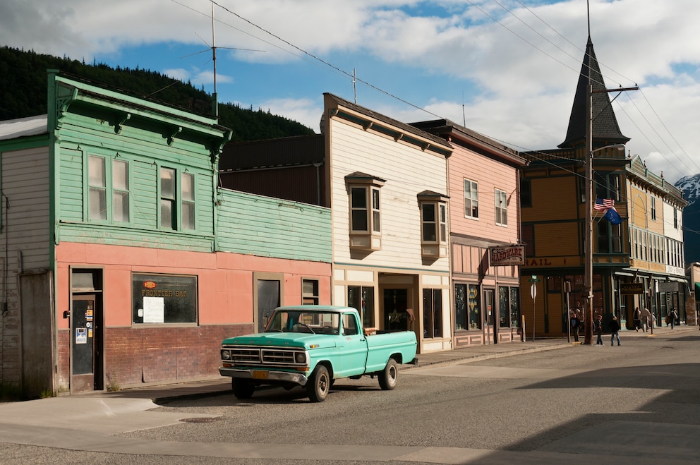 Alte Häuser in Skagway