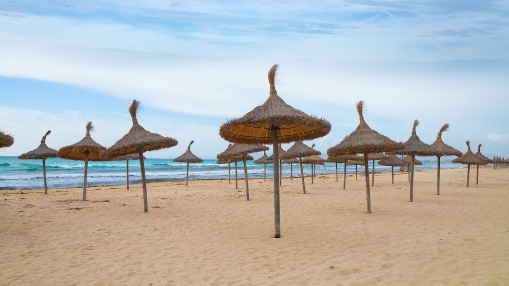 Leerer Ballermannstrand