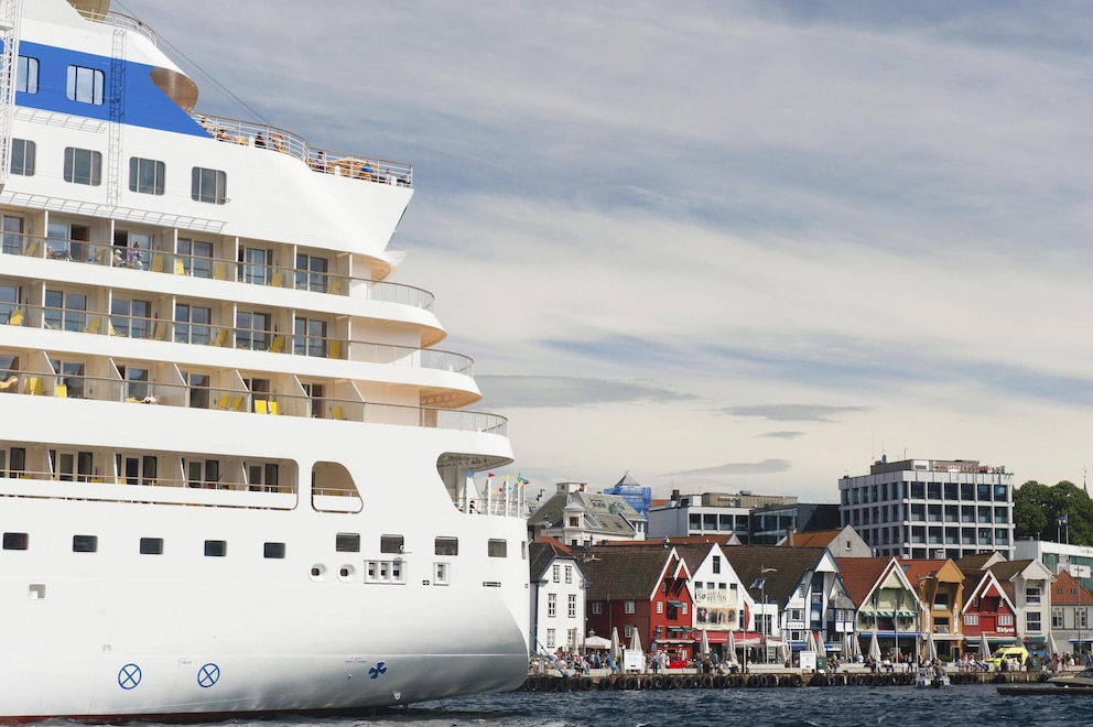 Kreuzfahrtschiff in Stavanger