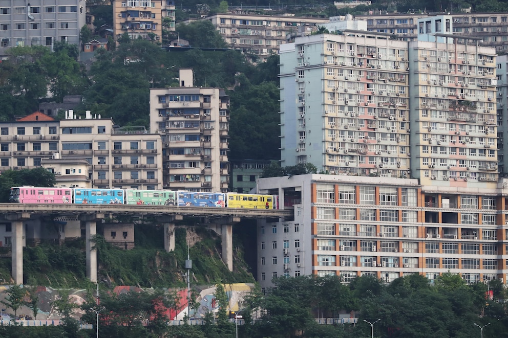 Chongqing Train, China