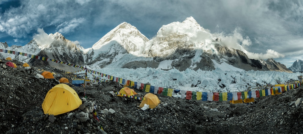  Das südliche Base Camp auf der nepalesischen Seite&nbsp;