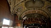 Früher Filmtheater, heute Parkhaus: das Michigan Theatre in Detroit