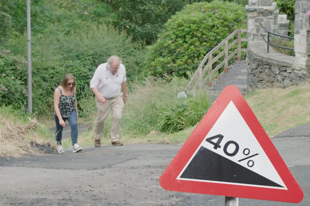 Steilste Straße der Welt in Wales