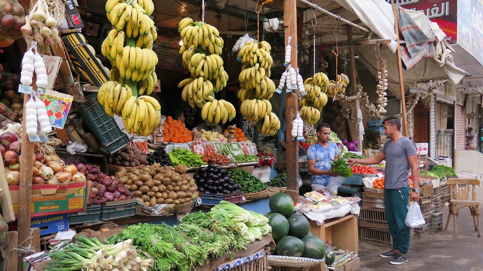 Urlauber in Ägypten sollten nur frisches Obst essen, wenn sie es vorher selbst geschält haben