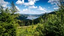 Aussicht auf den Titisee im Hochschwarzwald i