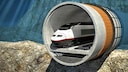 So sehen Renderings des Tunnels aus