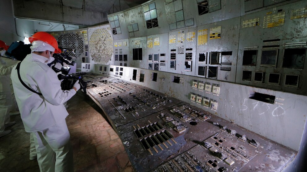 Tschernobyl Krontrollraum Reaktor 4