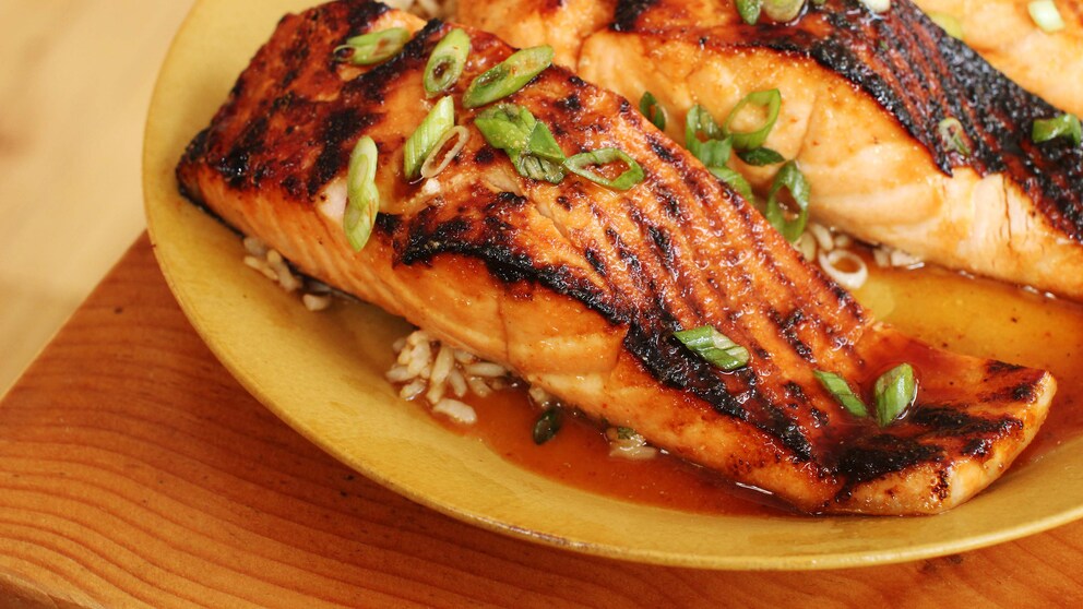 Rezept Lachs mit Teriyaki-Sauce