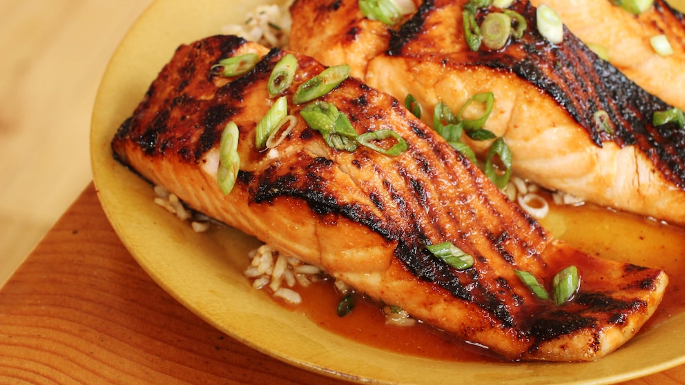 Rezept Lachs mit Teriyaki-Sauce