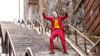 Joker Tanz auf der Treppe