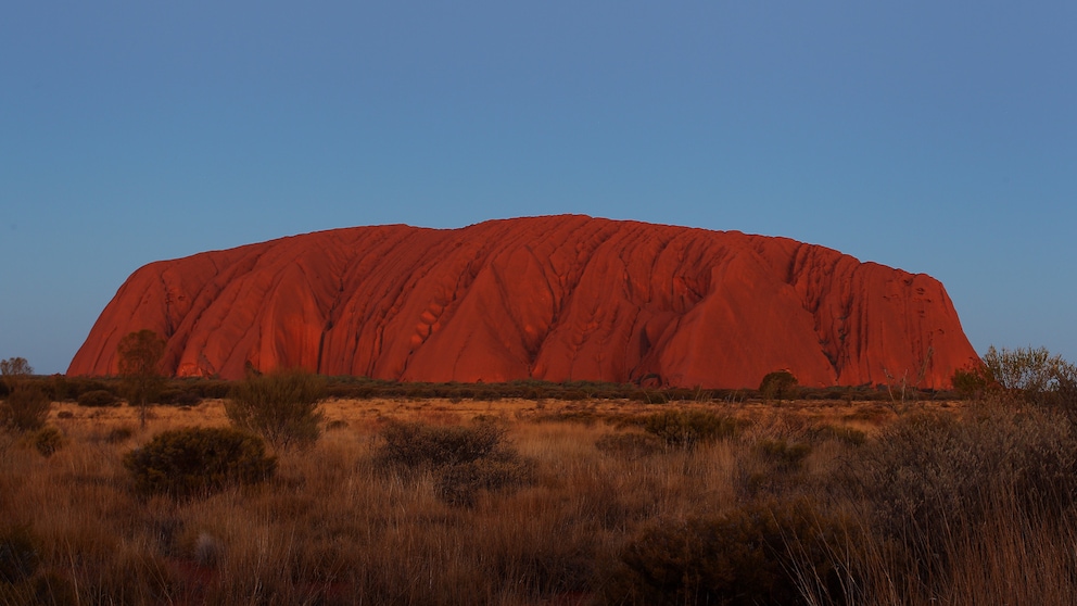 Der Uluru in Australien