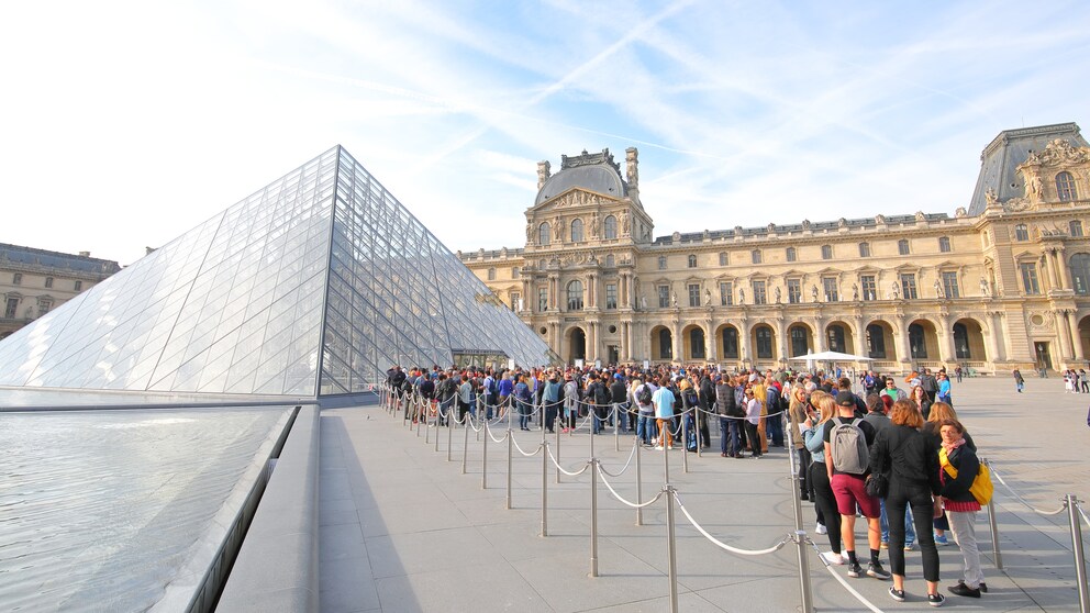 Das Louvre Museum in Paris