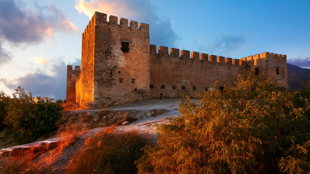 Die Burg Frangokastello auf Kreta