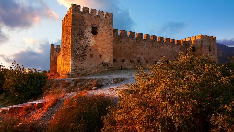 Die Burg Frangokastello auf Kreta