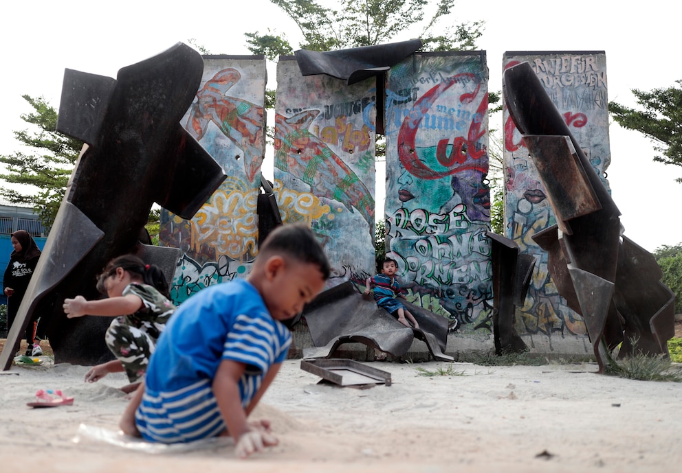 Berliner Mauer in Jakarta