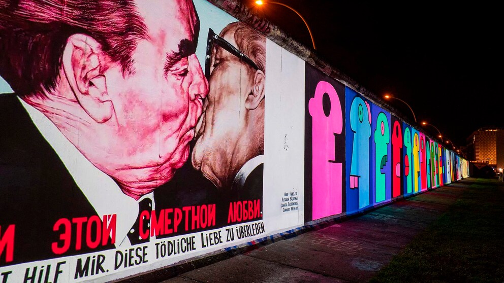 Berliner Mauer der East Side Gallery