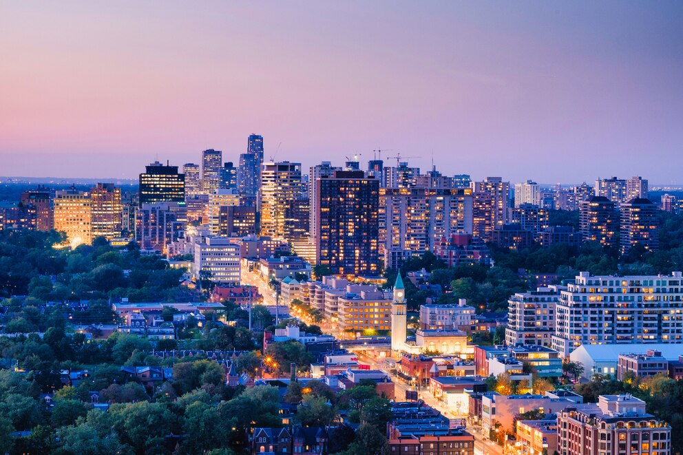 Die Yonge Street beginnt in der kanadischen Metropole Toronto