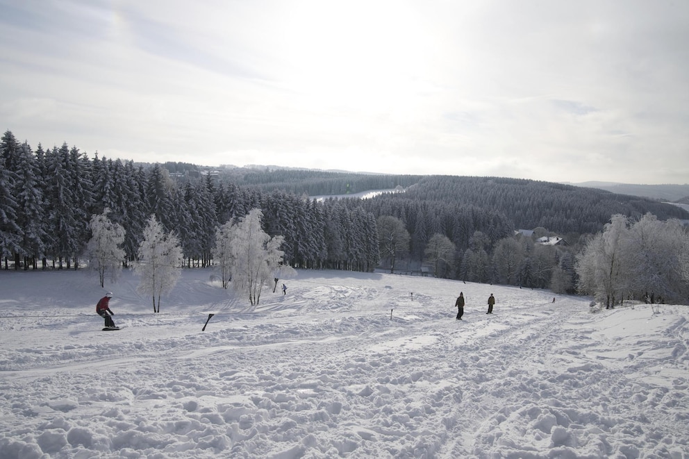 Ein Skihang bei Clausthal-Zellerfeld im Harz
