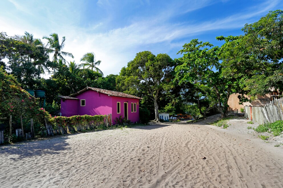 Caraíva in Bahia, Brasilien