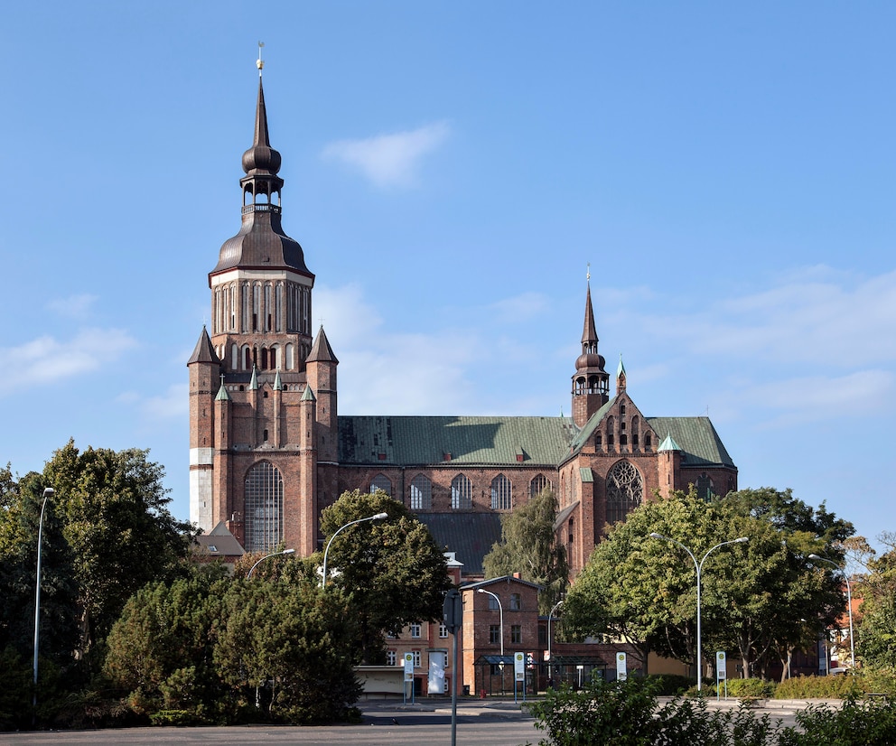 Die St.-Marien-Kirche von 1298 in der Stralsunder Altstadt