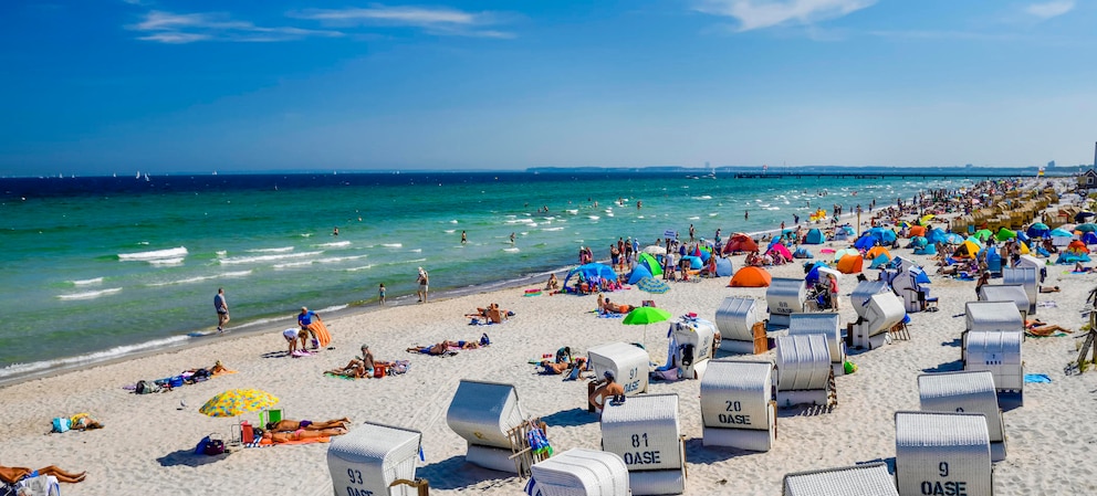 Ostsee-Urlaub, Strand in Scharbeutz