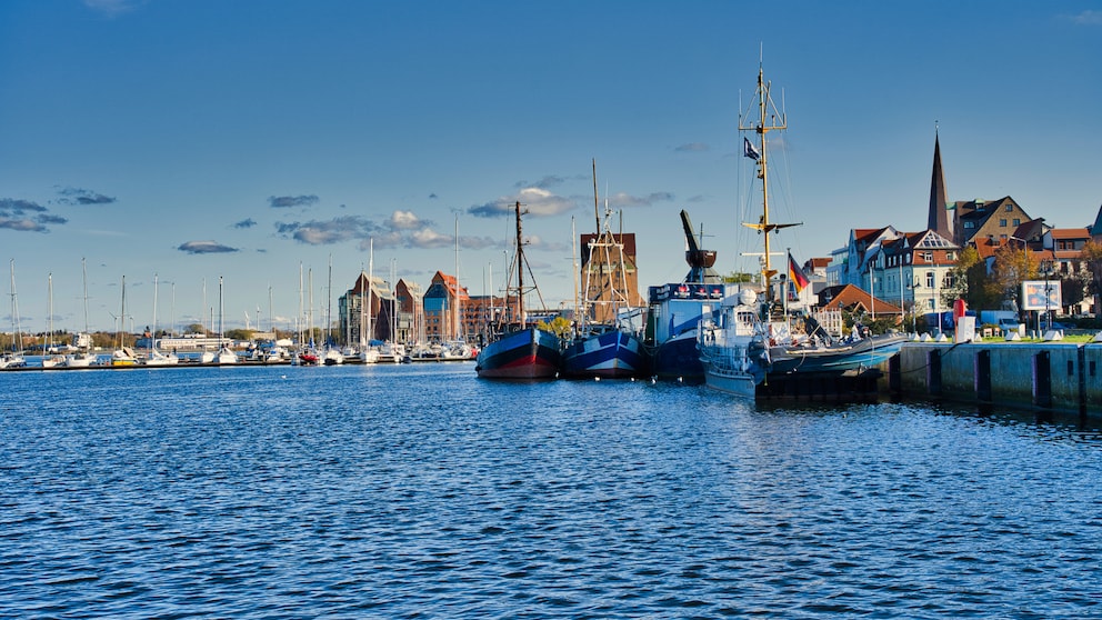 Der Hafen von Rostock