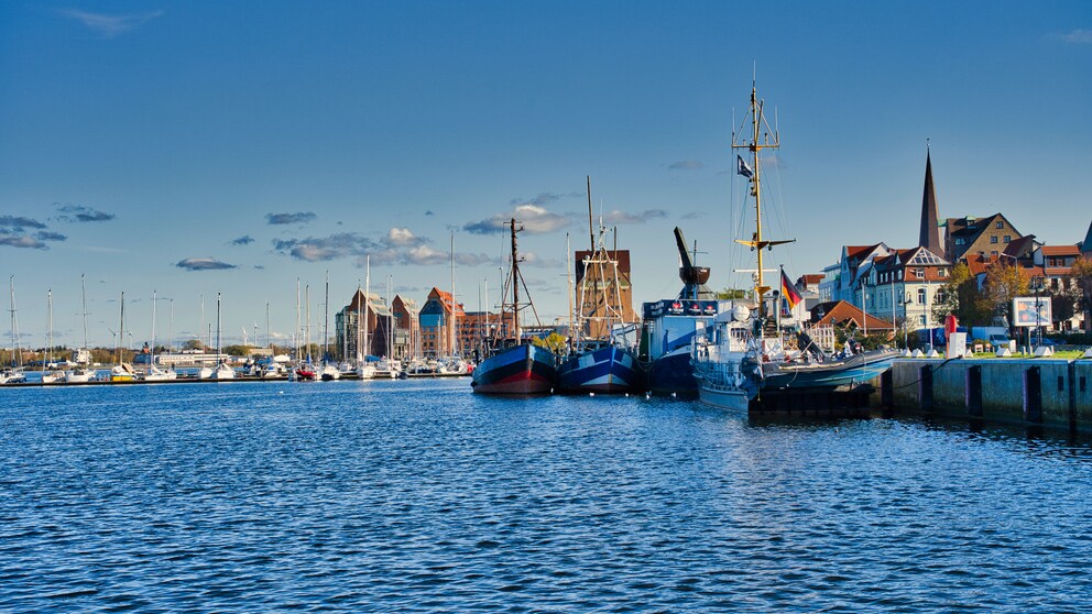 Der Hafen von Rostock