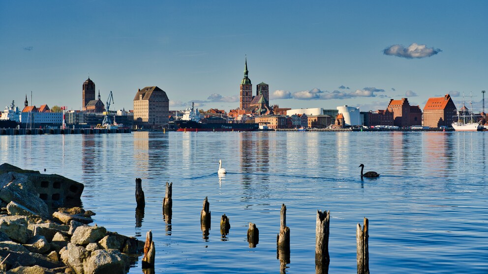 Blick auf Stralsund