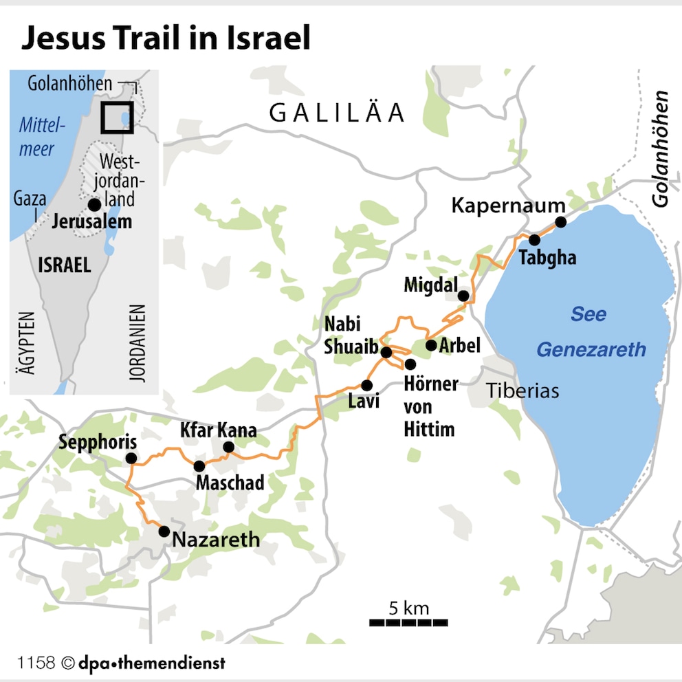 Jesus Trail in Israel