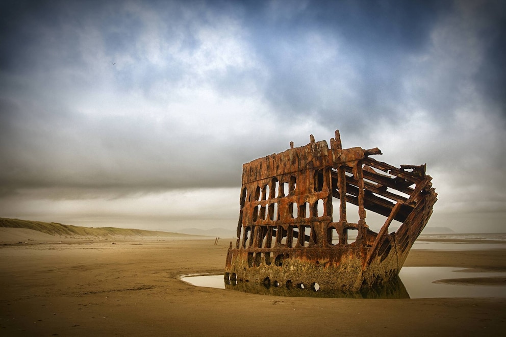 Wrack des Schiffs „Peter Iredale“