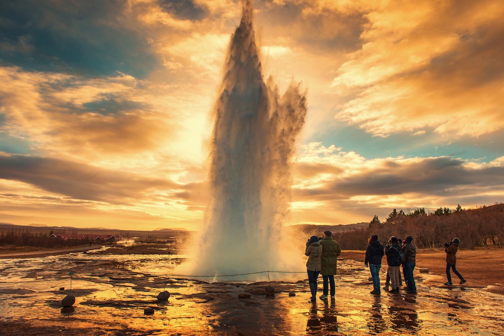 Strokkur-Geysir, Island