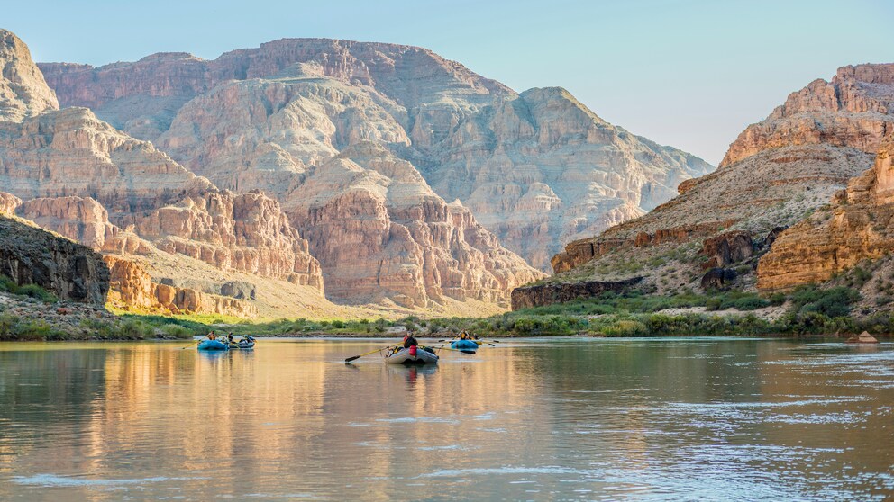 Rafting auf dem Colorado River,