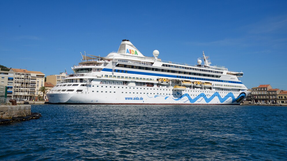 Ein Kreuzfahrtschiff von Aida Cruises