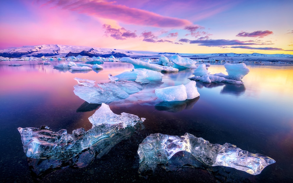 Gletschersee Jökulsarlon, Island