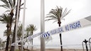 Mallorca gesperrter Strand
