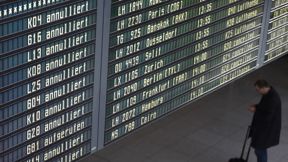 Stornierte Flüge: Airlines Rückerstattung