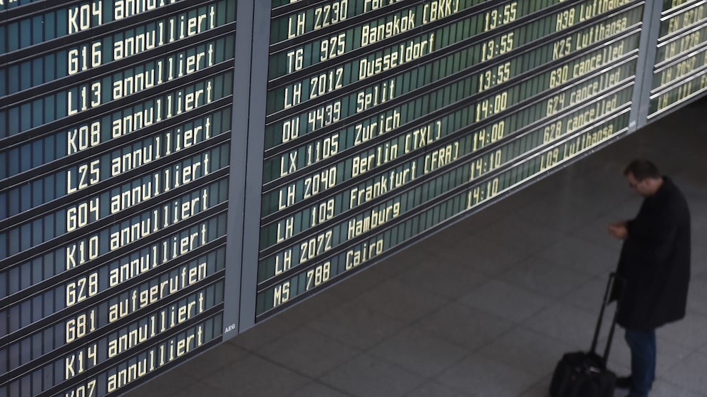 Stornierte Flüge: Airlines Rückerstattung