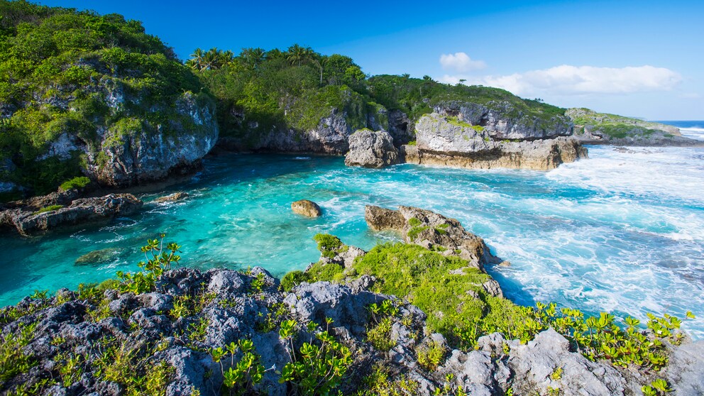 Bucht auf der Insel Niue