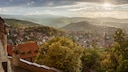 Blick vom Wernigeröder Schloss über die Stadt