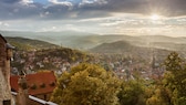 Blick vom Wernigeröder Schloss über die Stadt