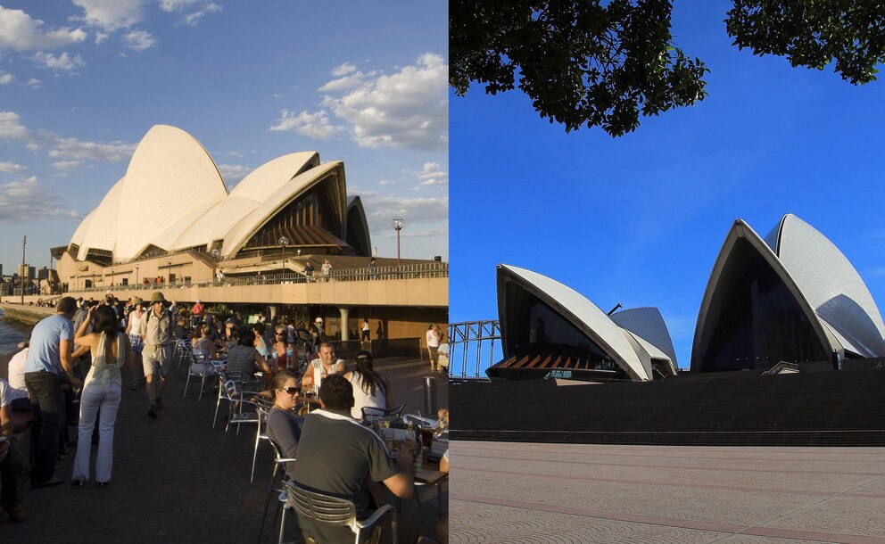 Das Opernhaus in Sydney, vor Corona und danach